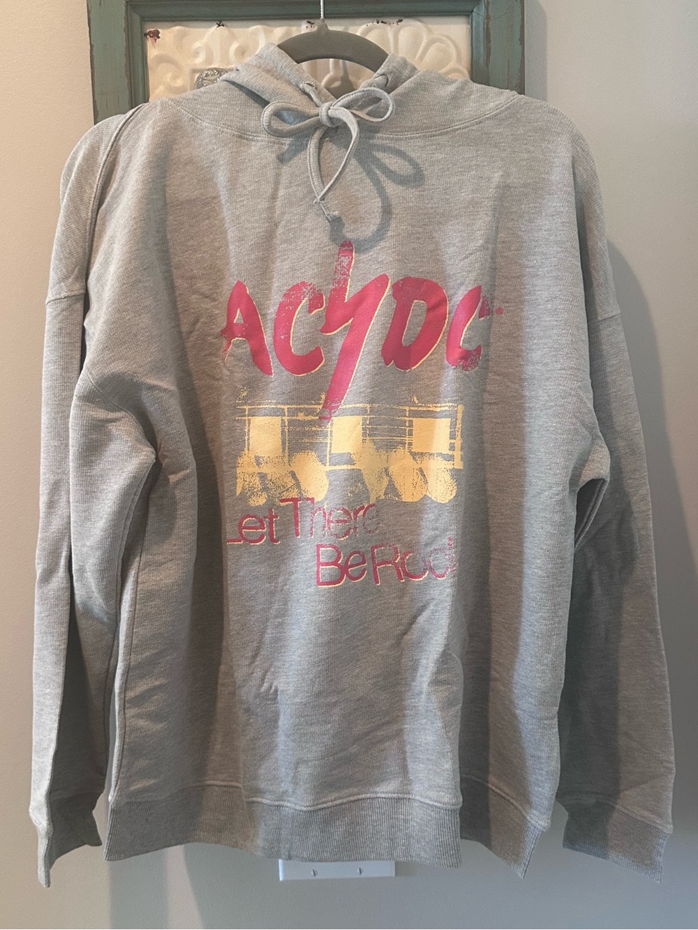 AC/DC Gray hoodie Sweatshirt